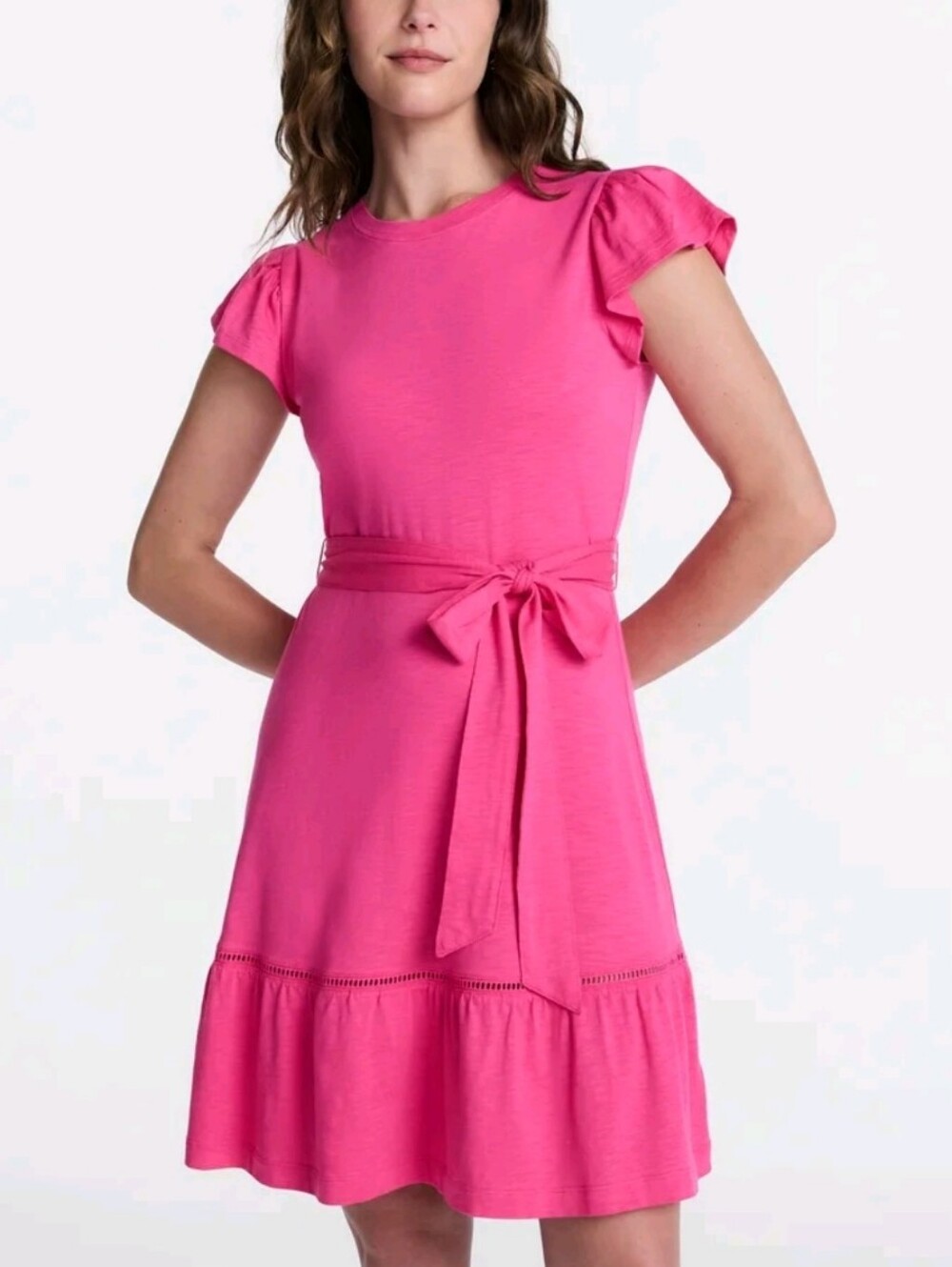 Time and Tru Women’s Flutter Sleeve Dress, Size Small NWT